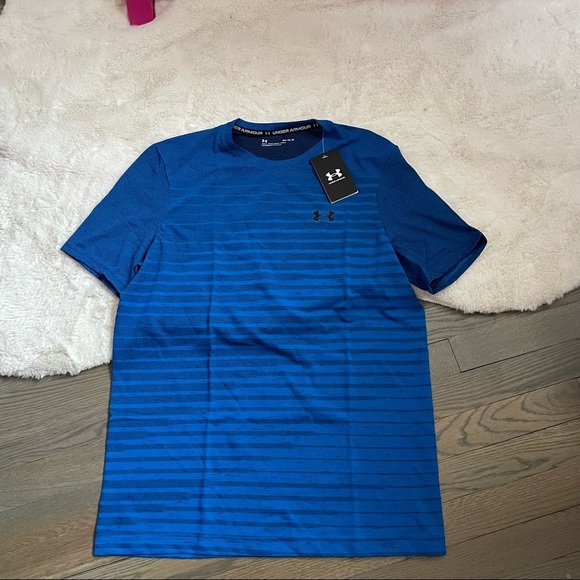 Under Armour Blue Fitted Shirt - Picture 2 of 7